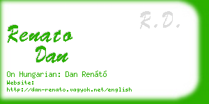 renato dan business card